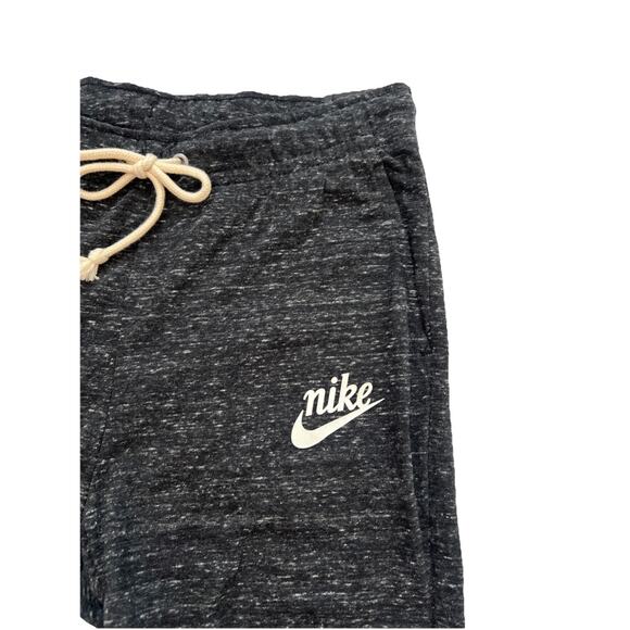 Nike Sportswear Gym Vintage Pants Women S Black Capri Jogger Organic Cotton NWT - Picture 10 of 11